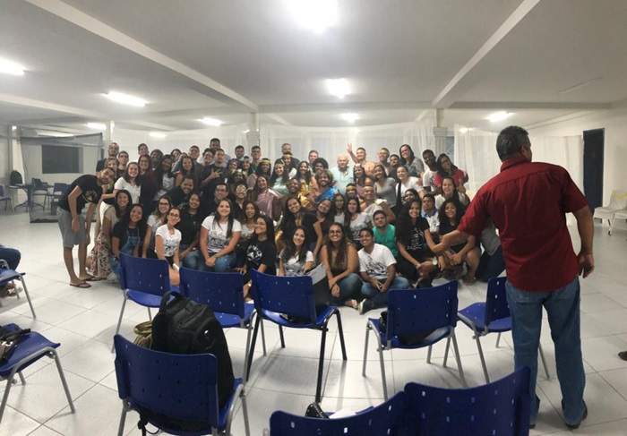 Peça teatral realizada pela turma de administração.