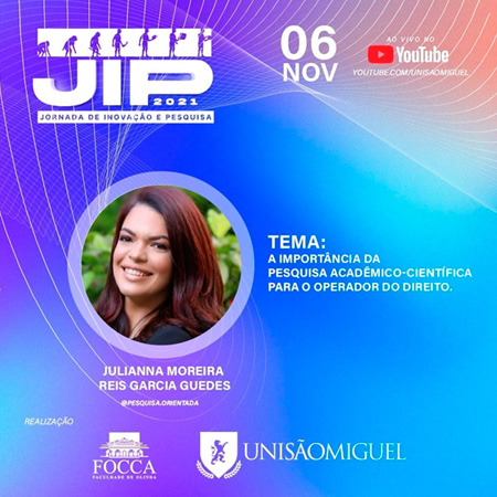 IV Jornada de Inovação e Pesquisa