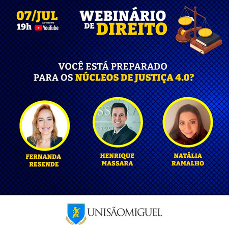Webinário de Direito